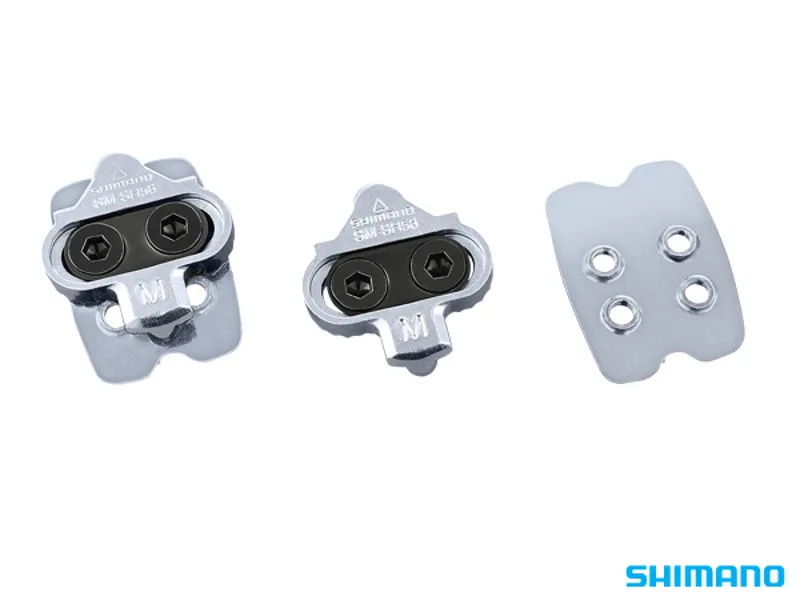 SHIMANO SM-SH56 SPD CLEAT SET MULTI-DIRECTIONAL RELEASE TYPE in SILVER